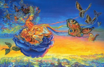 JW princesa mariposa Fantasía Pinturas al óleo